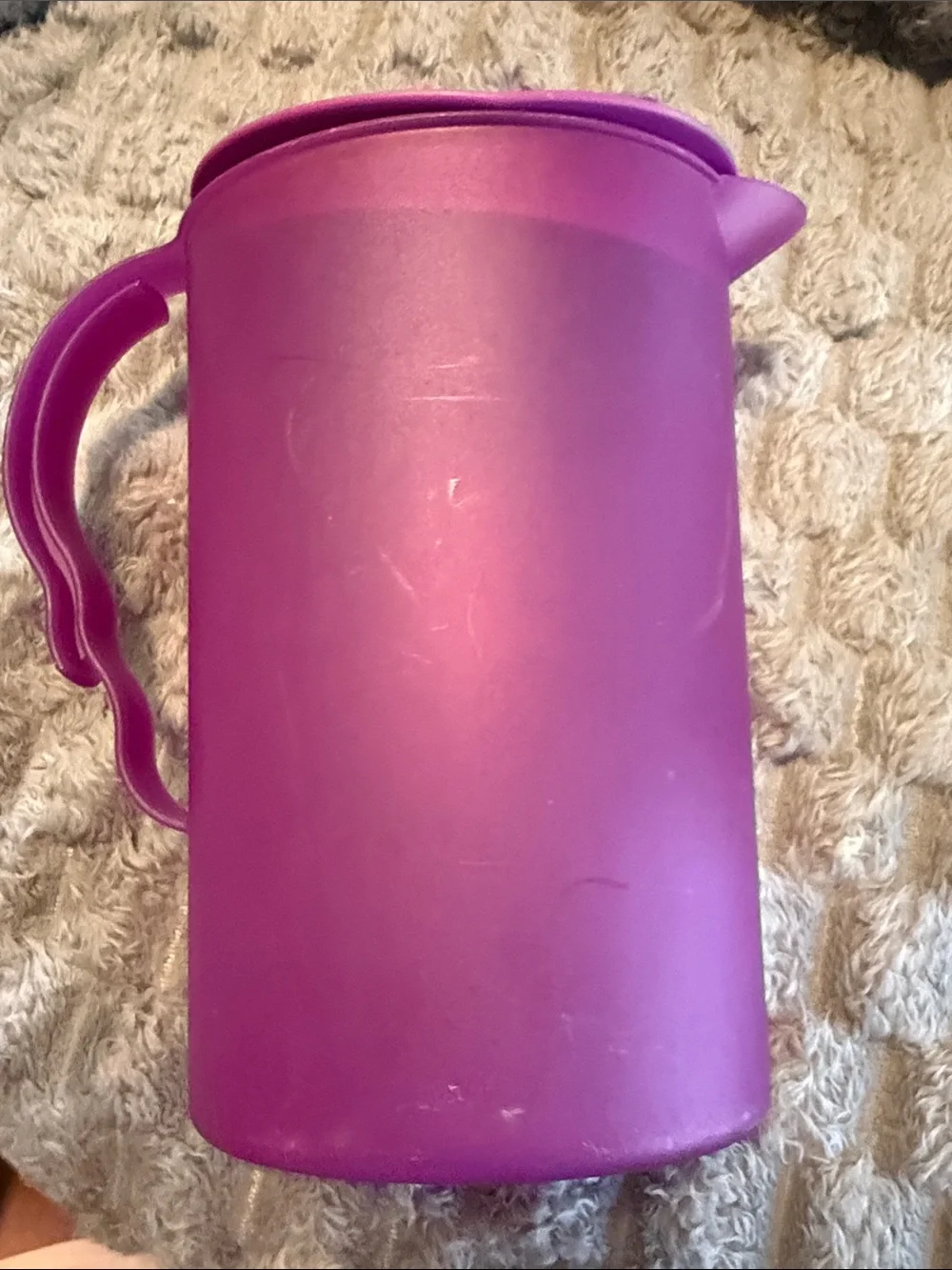 Tupperware Purple Pitcher with Handle